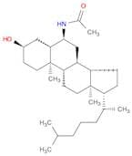 Acetamide, N-[(3α,5α,6α)-3-hydroxycholestan-6-yl]- (9CI)