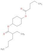 Hexanoic acid, 2-ethyl-, 4-[(1-oxopentyl)oxy]cyclohexyl ester
