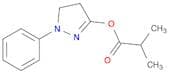 Propanoic acid, 2-methyl-, 4,5-dihydro-1-phenyl-1H-pyrazol-3-yl ester