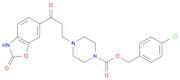 4-Chlorobenzyl 4-(3-oxo-3-(2-oxo-2,3-dihydrobenzo[d]oxazol-6-yl)propyl)piperazine-1-carboxylate