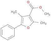 3-Furancarboxylic acid, 2,4-dimethyl-5-phenyl-, methyl ester