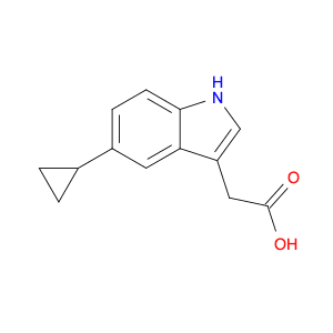 1H-Indole-3-acetic acid, 5-cyclopropyl-