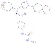 Urea, N-[4-[1-(1,4-dioxaspiro[4.5]dec-8-yl)-4-(8-oxa-3-azabicyclo[3.2.1]oct-3-yl)-1H-pyrazolo[3,4-…