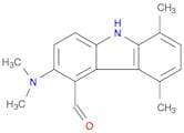 9H-Carbazole-4-carboxaldehyde, 3-(dimethylamino)-5,8-dimethyl-