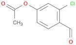 Benzaldehyde, 4-(acetyloxy)-2-chloro-