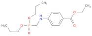 Benzoic acid, 4-[[(dipropoxyphosphinyl)methyl]amino]-, ethyl ester