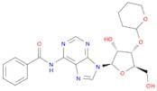 Adenosine, N-benzoyl-3'-O-(tetrahydro-2H-pyran-2-yl)-, (R)- (9CI)