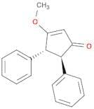 2-Cyclopenten-1-one, 3-methoxy-4,5-diphenyl-, trans- (9CI)