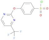 4-{[4-(trifluoromethyl)pyrimidin-2-yl]oxy}benzene-1-sulfonyl chloride