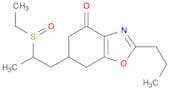 4(5H)-Benzoxazolone, 6-[2-(ethylsulfinyl)propyl]-6,7-dihydro-2-propyl-