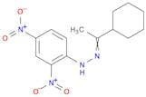 Ethanone, 1-cyclohexyl-, 2-(2,4-dinitrophenyl)hydrazone
