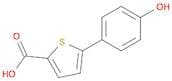 2-Thiophenecarboxylic acid, 5-(4-hydroxyphenyl)-