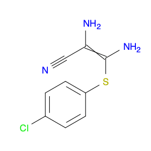 2-Propenenitrile, 2,3-diamino-3-[(4-chlorophenyl)thio]-