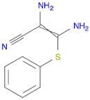 2-Propenenitrile, 2,3-diamino-3-(phenylthio)-