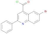 6-Bromo-2-phenylquinoline-4-carbonyl chloride