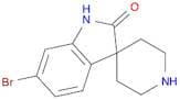 Spiro[3H-indole-3,4'-piperidin]-2(1H)-one, 6-bromo-