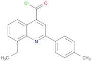 8-Ethyl-2-(4-methylphenyl)quinoline-4-carbonyl chloride