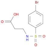 3-([(4-Bromophenyl)sulfonyl]amino)propanoic acid
