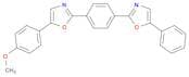 Oxazole, 5-(4-methoxyphenyl)-2-[4-(5-phenyl-2-oxazolyl)phenyl]- (9CI)