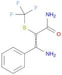 2-Propenamide, 3-amino-3-phenyl-2-[(trifluoromethyl)thio]-