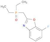 Benzoxazole, 2-[(diethylphosphinyl)methyl]-7-fluoro-