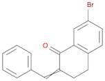 1(2H)-Naphthalenone, 7-bromo-3,4-dihydro-2-(phenylmethylene)-