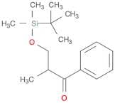 1-Propanone, 3-[[(1,1-dimethylethyl)dimethylsilyl]oxy]-2-methyl-1-phenyl-
