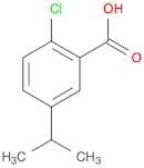 Benzoic acid, 2-chloro-5-(1-methylethyl)-