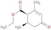 2-Cyclohexene-1-carboxylic acid, 2,6-dimethyl-4-oxo-, ethyl ester, (1R,6R)-rel-