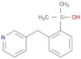 Silanol, 1,1-dimethyl-1-[2-(3-pyridinylmethyl)phenyl]-