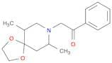 Ethanone, 2-(6,9-dimethyl-1,4-dioxa-8-azaspiro[4.5]dec-8-yl)-1-phenyl-