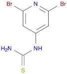 1-(2,6-Dibromopyridin-4-yl)thiourea