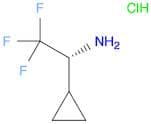 Cyclopropanemethanamine, α-(trifluoromethyl)-, hydrochloride (1:1), (αR)-