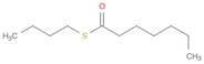 Heptanethioic acid, S-butyl ester