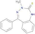 2H-1,3,4-Benzotriazepine-2-thione, 1,3-dihydro-3-methyl-5-phenyl-
