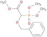 Acetic acid, 2-(dimethoxyphosphinyl)-2-(phenylmethoxy)-, methyl ester
