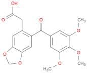 1,3-Benzodioxole-5-acetic acid, 6-(3,4,5-trimethoxybenzoyl)-