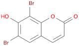 2H-1-Benzopyran-2-one, 6,8-dibromo-7-hydroxy-