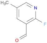 3-Pyridinecarboxaldehyde, 2-fluoro-5-methyl-