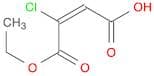 2-Butenedioic acid, 2-chloro-, 1-ethyl ester, (2E)-