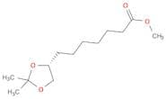 1,3-Dioxolane-4-heptanoic acid, 2,2-dimethyl-, methyl ester, (R)- (9CI)