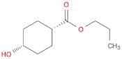 Cyclohexanecarboxylic acid, 4-hydroxy-, propyl ester, cis-