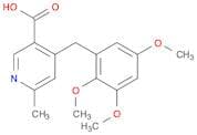 3-Pyridinecarboxylic acid, 6-methyl-4-[(2,3,5-trimethoxyphenyl)methyl]-