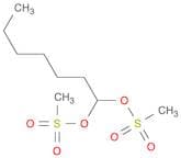 1,1-Heptanediol, dimethanesulfonate (9CI)