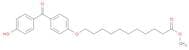 Undecanoic acid, 11-[4-(4-hydroxybenzoyl)phenoxy]-, methyl ester
