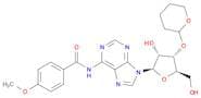 Adenosine, N-(4-methoxybenzoyl)-3'-O-(tetrahydro-2H-pyran-2-yl)- (9CI)