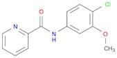 N-(4-Chloro-3-methoxyphenyl)pyridine-2-carboxamide