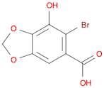 1,3-Benzodioxole-5-carboxylic acid, 6-bromo-7-hydroxy-