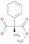 Propanedioic acid, methylphenyl-, monomethyl ester, (S)- (9CI)