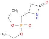 Phosphonic acid, [(4-oxo-2-azetidinyl)methyl]-, diethyl ester (9CI)